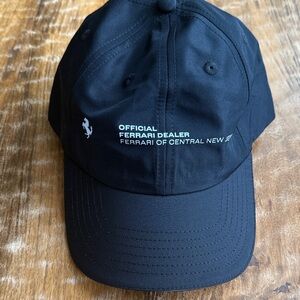 Ferrari Black Official Dealer Cap